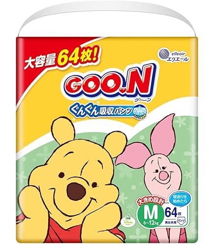 Amazon | 【パンツ Mサイズ】マミーポコパンツ (6~12kg)56枚 【Amazon